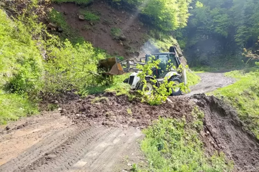 Orduda kuvvetli yağış sonrası 120 heyelan