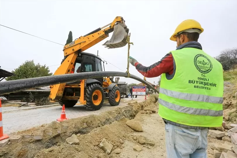 Büyükşehir DESKİden Honazda altyapı hamlesi