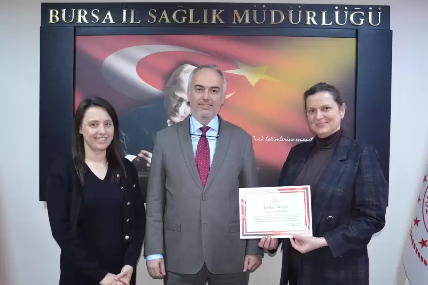 Bursa İl Sağlıktan SHMye yönlendirme yapan hekimlere teşekkür