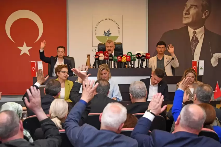 Bursada Osmangazi Meclisi Mayıs oturumunu yaptı