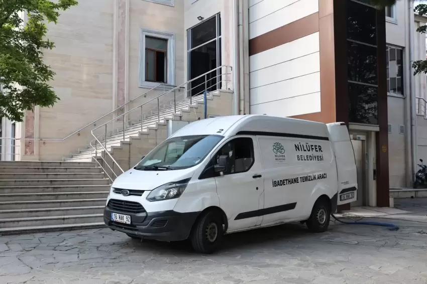 Bursa Nilüferin ibadethanelerinde bahar temizliği