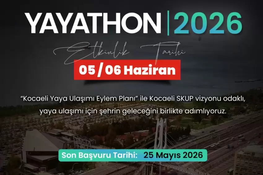 Kocaelide gençler yaya geleceğini tasarlıyor... Yayathon ile yaya çözümleri geliştirilecek