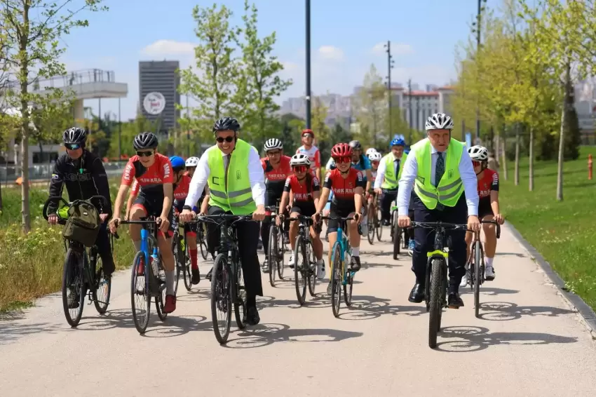 Ankara Rize Günlerinde Pedallar Hareketli Yaşam İçin Çevrildi