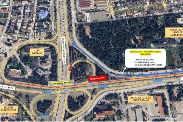 Antalya Büyükşehir Belediyesinin asfalt çalışmaları sürüyor