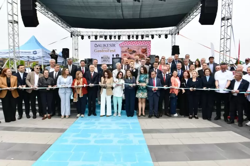 Uluslararası Balıkesir GastroFeste miting gibi açılış