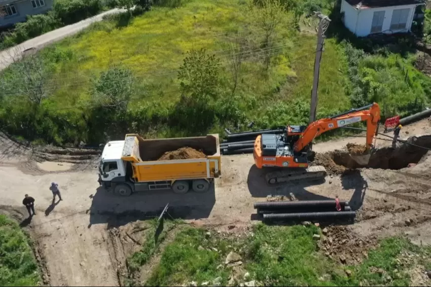 Ordu Fatsada altyapı yatırımları sürüyor