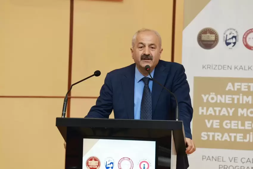 Gebze Belediye Başkanı Büyükgöz Hatayda afet paneline katıldı