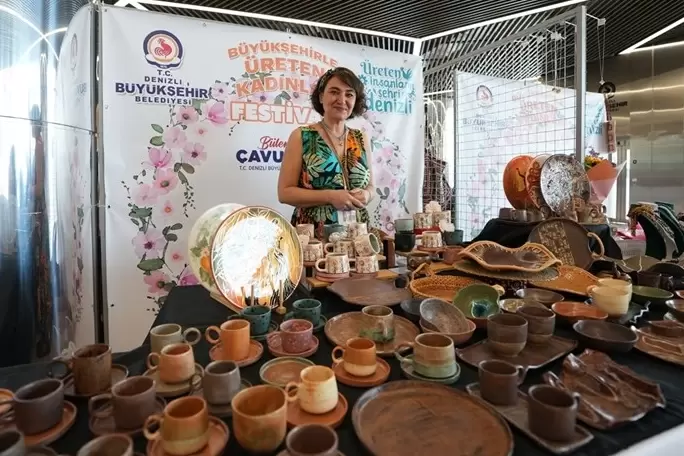 Denizli Büyükşehirle kadın emeği ve anne sevgisi bir arada