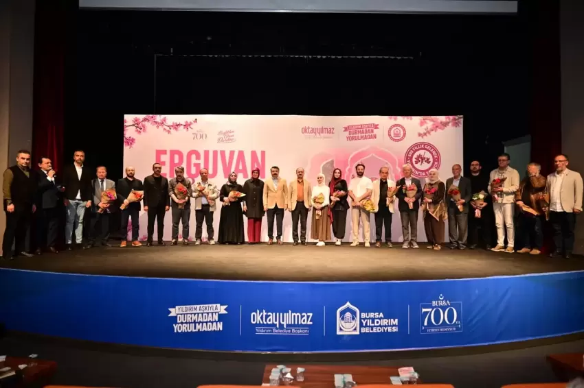 Bursa Yıldırımda Erguvan Bayramı coşkusu sona erdi