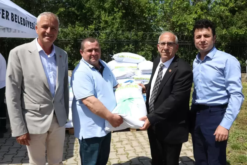 Bursa Nilüferde üreticiye büyük destek