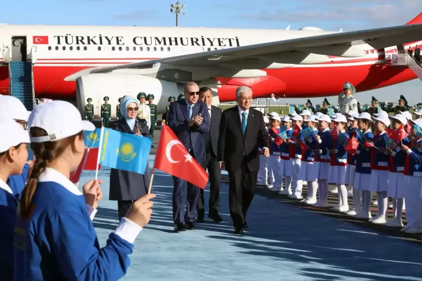 Cumhurbaşkanı Erdoğan Astanada
