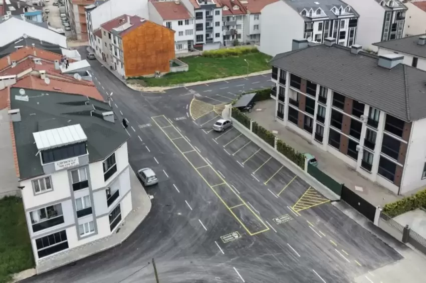 Bursa İnegölde asfalt çalışması tamamlandı
