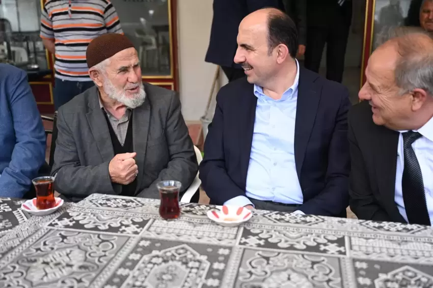 Konyada Başkan Altay Sarayönünde vatandaşlarla buluştu