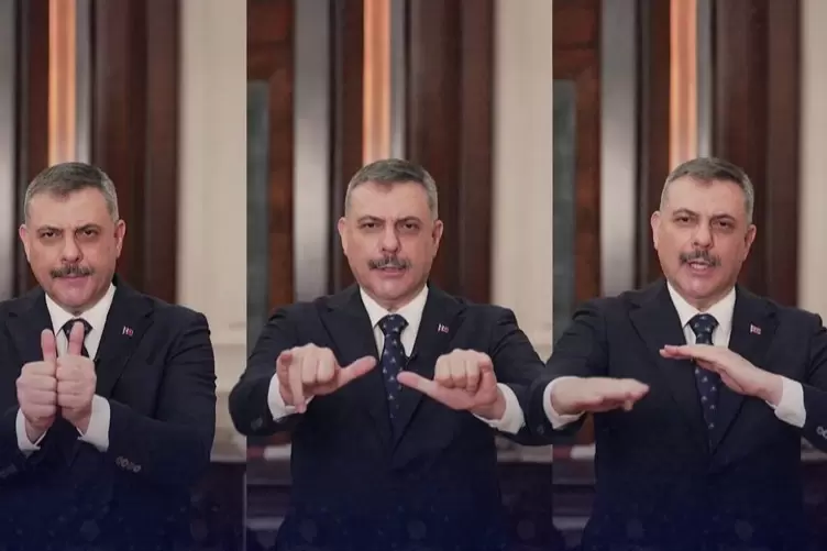 Bakan Çiftçiden özel işaret dilli mesaj... Birlikte aynı milletin fertleriyiz