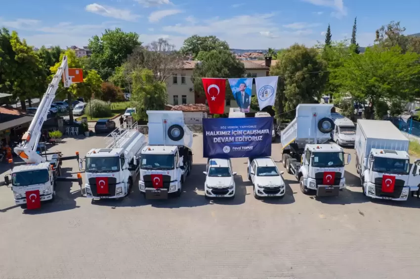 Muğlada Milas Belediyesi araç filosunu güçlendiriyor