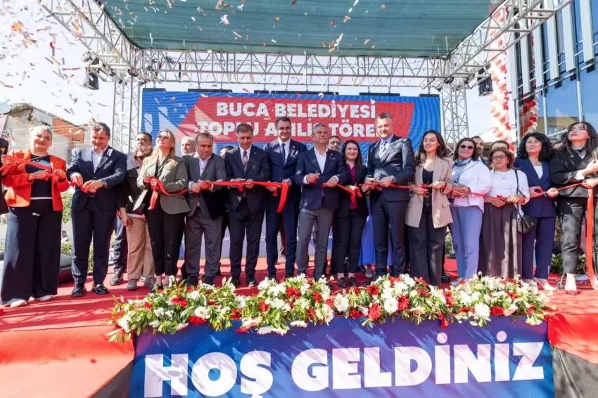 İzmir Bucada 16 proje CHP lideri Özelin katılımıyla açıldı