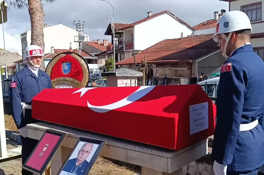 Bilecikte Kıbrıs Gazisi Hasan Gümüşe son görev