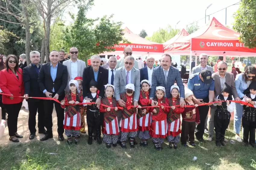 Çayırovada geleneksel çocuk neşesi