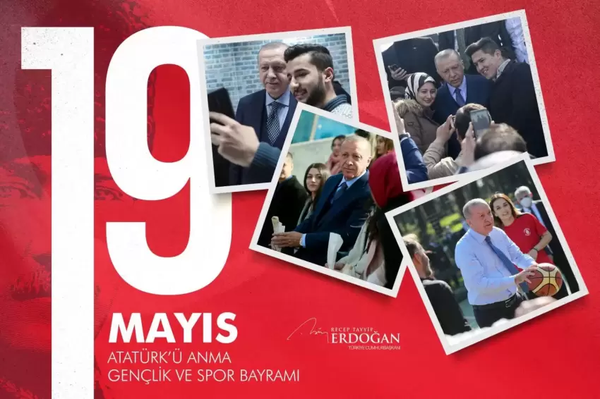 Cumhurbaşkanı Erdoğandan 19 Mayıs mesajı