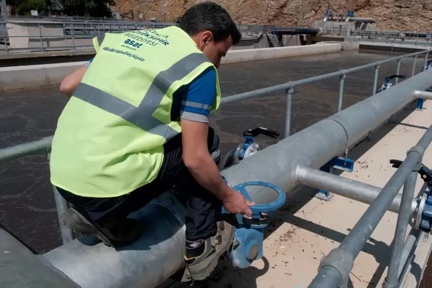 Antalyada Konaklı Atıksu Arıtma Tesisi yenilendi