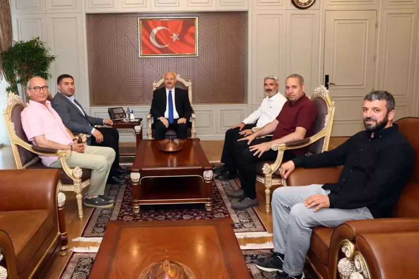 Adıyaman İGCden Vali Abdullah Küçüke ziyaret