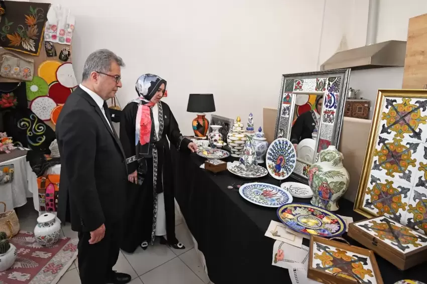 Bursa Osmangaziden kadınların üretimine güçlü destek