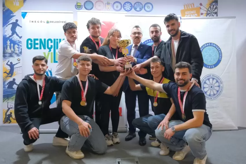 Bursa İnegölde Üniversite Spor Festivali sona erdi
