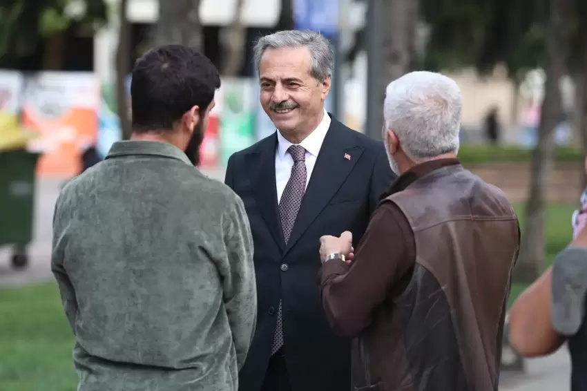 Sakaryada Başkan Alemdar bayram öncesi vatandaşlarla buluştu
