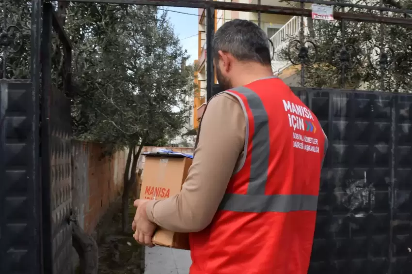 Manisada bayram öncesi gıda desteği