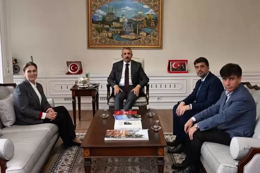 Edirne ve Keşanın projelerini Vali Sezerle görüştüler