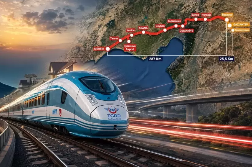 Mersin-Gaziantep YHT Hattı, Türkiyeyi Orta Koridor ve Kalkınma Yoluna bağlayacak