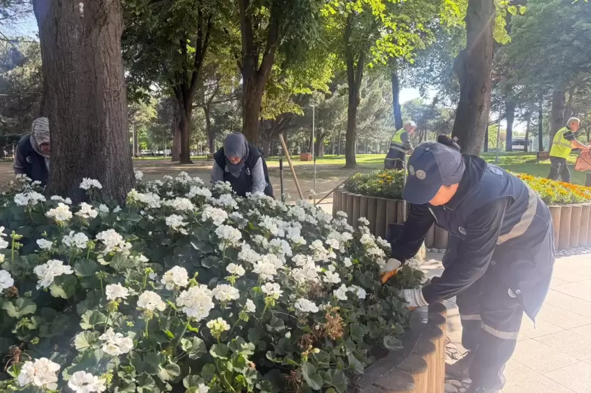 Bursada yeşil alanlarda çifte hazırlık