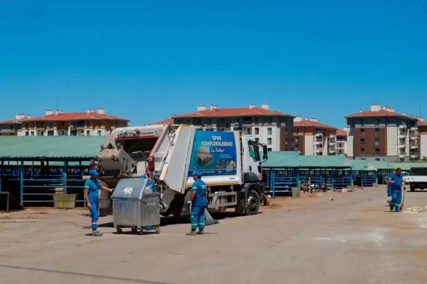 Bursa Yıldırımda kurban alanlarında hijyen seferberliği