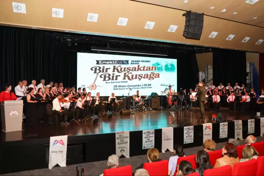 Mersinde ‘Bir Kuşaktan Bir Kuşağa konseri coşkuya sahne oldu