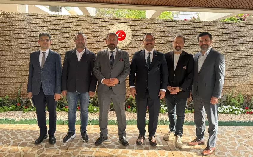 ZONSİAD Başkanı Nejdet Tıskaoğlu ve ZONSİAD Üyelerinden Fas Büyükelçisi Mustafa İlker Kılıça Ziyaret