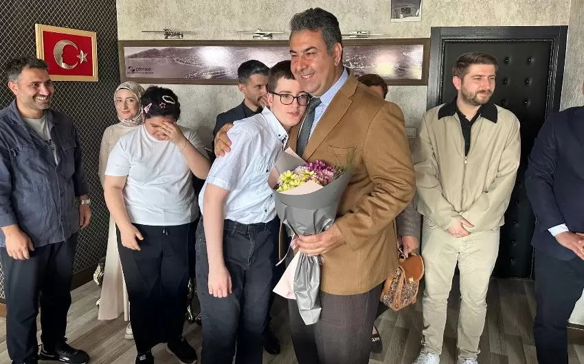 Özel Bireyler Kaymakam Yılmazın misafiri oldu