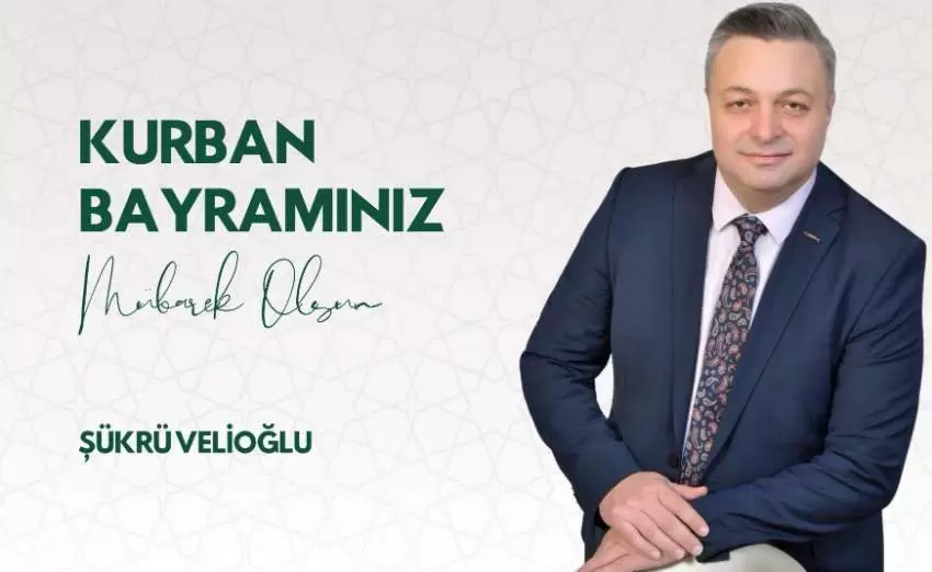 Şükrü Velioğlu, Zonguldak halkının Kurban Bayramını kutladı.