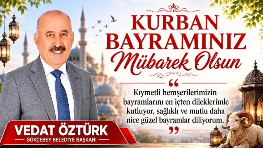 Vedat Öztürk Zonguldak halkının kurban bayramını kutlar