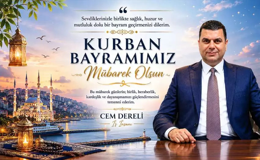 Cem Dereli Zonguldak halkının bayramını tebrik eder