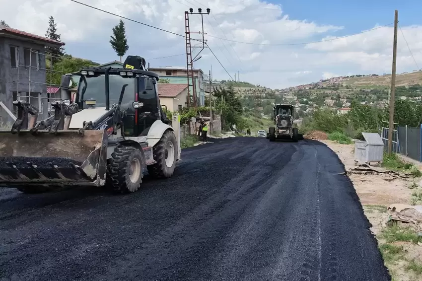 Malatya Yeşilyurtta asfalt çalışmaları tamamlandı