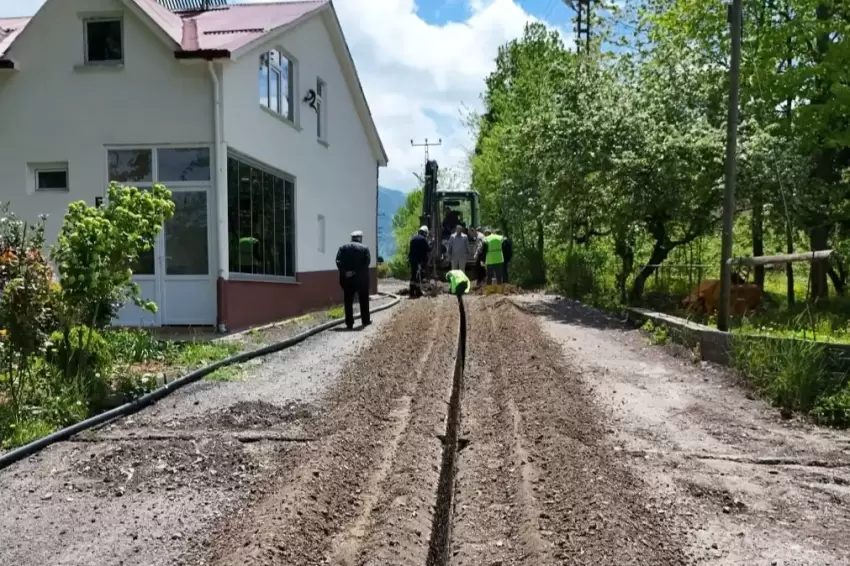 Trabzon Büyükşehirden Tonyaya içme suyu yatırımı