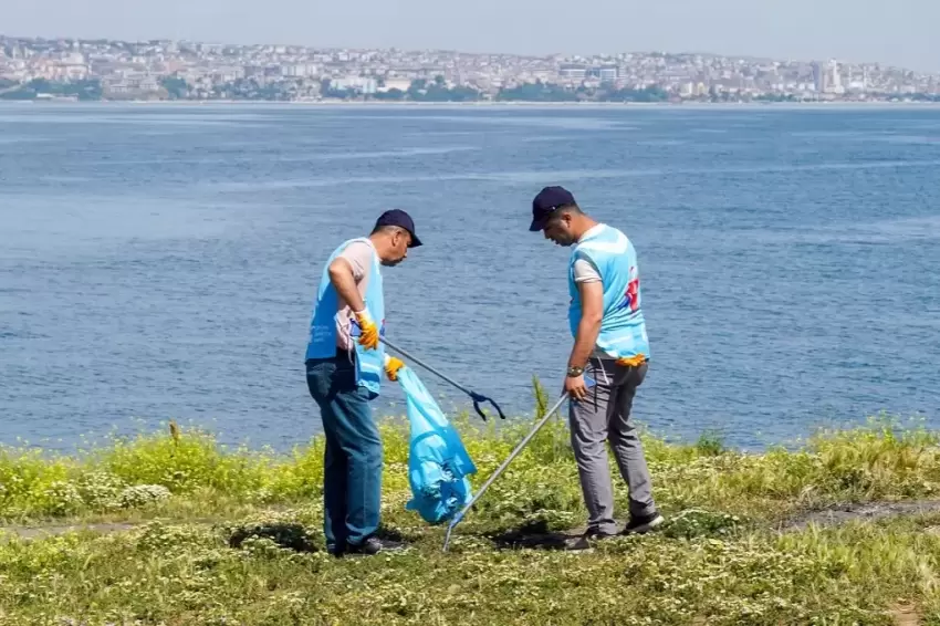 Beylikdüzünde özel kıyı temizliği