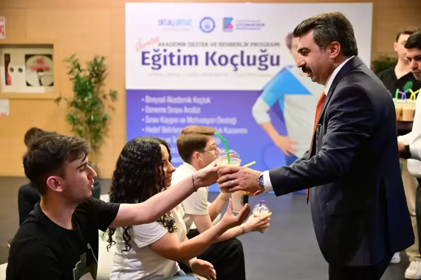 Bursa Yıldırımda Başkan Yılmazdan gençlere sınav morali
