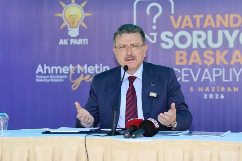 Trabzonda Başkan Genç Yeşilovada vatandaşlarla buluştu