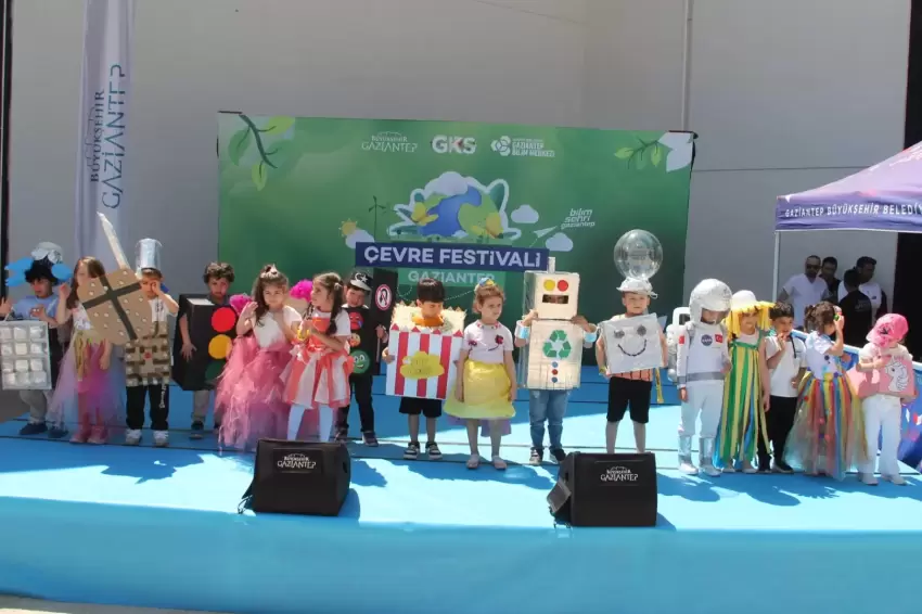 Çevre Festivali Gaziantepte çocukları ve aileleri buluşturdu