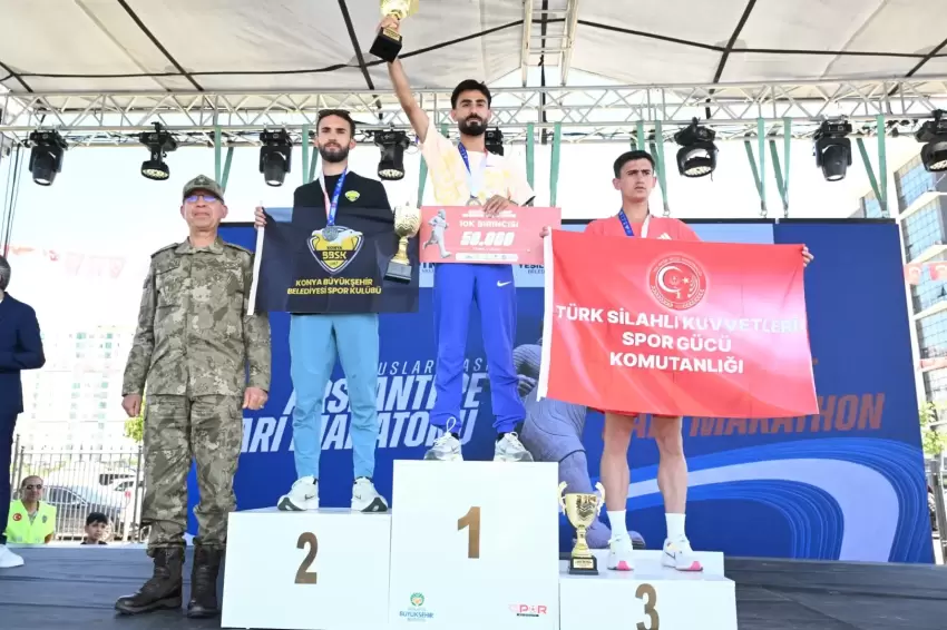 Malatyada Arslantepe Uluslararası Yarı Maratonu tamamlandı