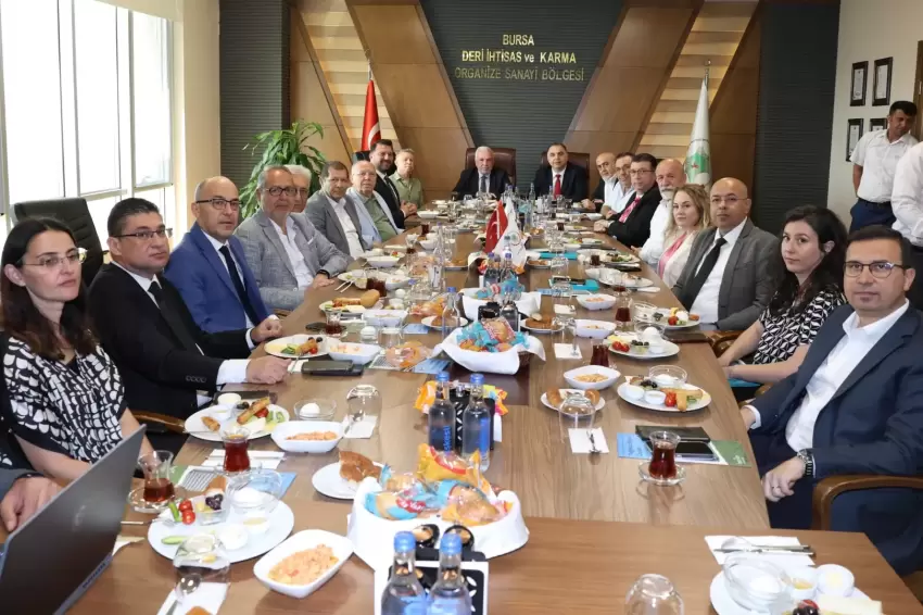 Bursa Nilüferde Başkan Özdemir sanayicilerle buluştu