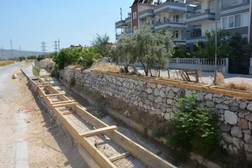 Muğlada MUSKİ derelerde güvenliği artırıyor