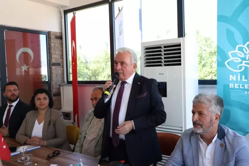 Bursa Nilüferde Başkan Özdemir, turizm projelerini muhtarlara anlattı
