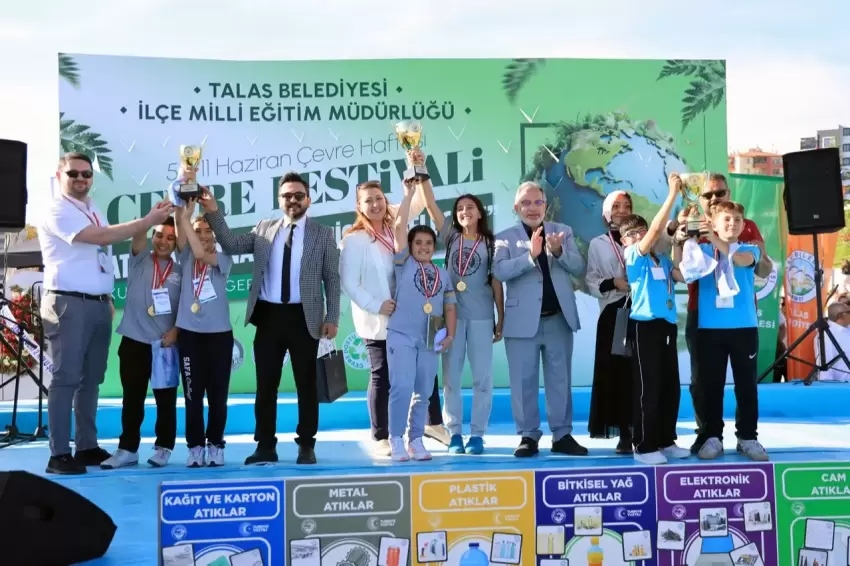 Kayseri Talasta çevre bilinci sanatla buluştu